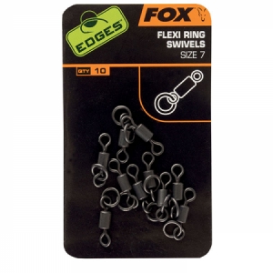 Obratlík s krúžkom Fox Edges Flexi Ring Swivels veľ. 7