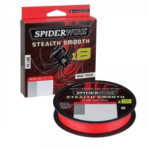 Šnúra SpiderWire Stealth Smooth 8 Red 150m