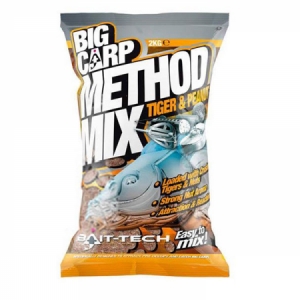 Krmivo Bait-tech Big Carp Method Mix Tiger and Peanut 2kg 