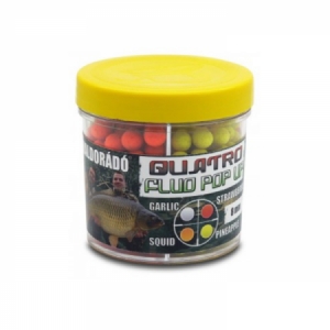 Plávajúce boilies Hadorádó Quatro Fluo Pop Up 8mm