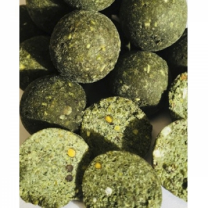 Boilies Garant Baits Ecoline Mustang Green Garlic 5kg - mušla/cesnak