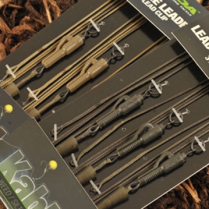 Montáž s olovenkou Korda Leadcore Leaders Hybrid Lead Clip 3ks