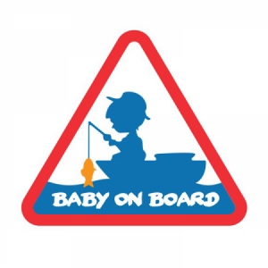 Nálepka Delphin - Baby on Board