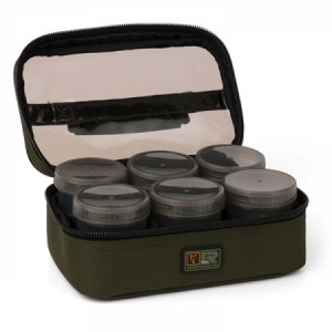 Taška na nástrahy a dipy Fox R-Series Hookbaits Bag 8 Pots