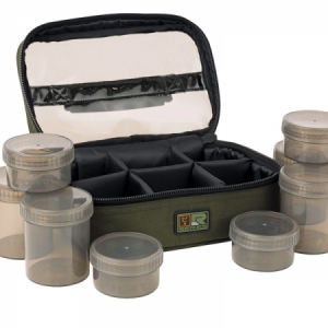 Taška na nástrahy a dipy Fox R-Series Hookbaits Bag 8 Pots