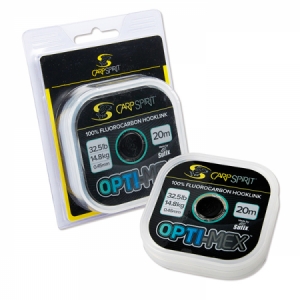 Carp Spirit Opti-Mex 100% Fluorocarbon Hooklink 20m
