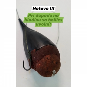 Olová na ďaleké nahadzovanie Speed Bomb 3ks - čierne