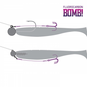Prídavný náväzec na dravce BOMB! Twisto Rigs Fluorocarbon