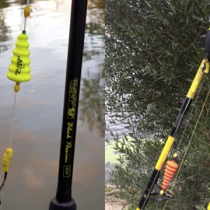 Podvodný plavák Black Cat U-Float Tree - fluo červený
