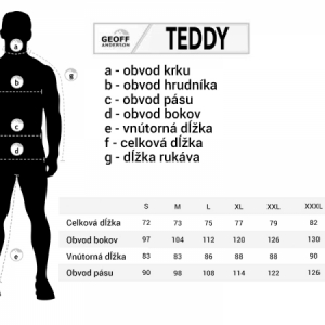 Mikina s kapucňou Geoff Anderson Teddy Green