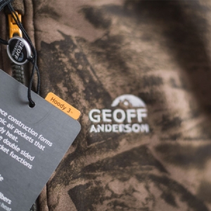 Celoročná flísová bunda Geoff Anderson Hoody 3 Black Leaf