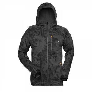 Celoročná flísová bunda Geoff Anderson Hoody 3 Black Leaf
