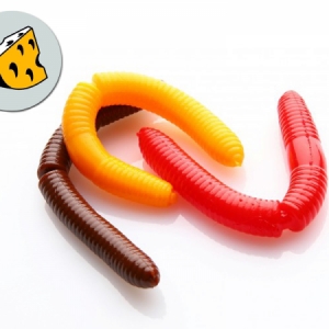 Libra Lures Fatty D´Worm 65 - syr