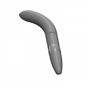 Libra Lures Fatty D´Worm 75 - krill