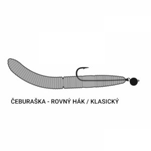 Libra Lures Fatty D´Worm 75 - krill