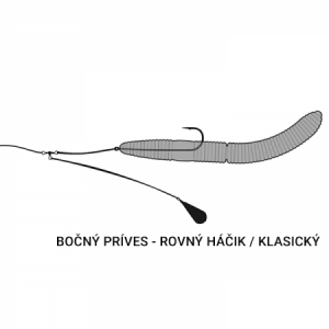 Libra Lures Fatty D´Worm 75 - krill