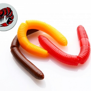Libra Lures Fatty D´Worm 75 - krill
