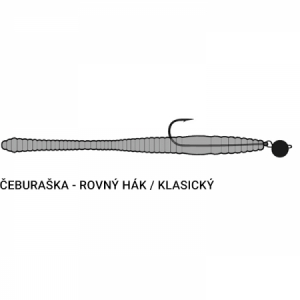 Libra Lures Dying Worm 70 - krill