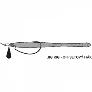Libra Lures Dying Worm 80- krill