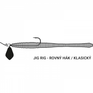 Libra Lures Dying Worm 80- krill