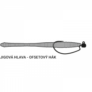 Libra Lures Dying Worm 80- krill