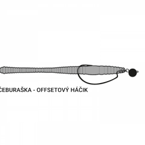 Libra Lures Dying Worm 80- krill