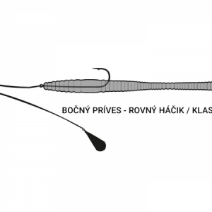 Libra Lures Dying Worm 80- krill