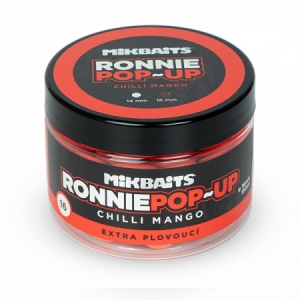 Extra plávajúce fluo boilies Mikbaits Ronnie Pop-up 14mm