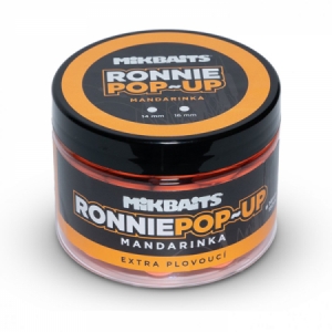 Extra plávajúce fluo boilies Mikbaits Ronnie Pop-up 14mm