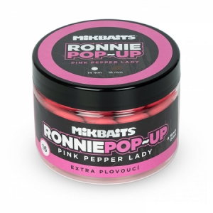 Extra plávajúce fluo boilies Mikbaits Ronnie Pop-up 14mm