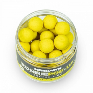 Extra plávajúce fluo boilies Mikbaits Ronnie Pop-up 14mm