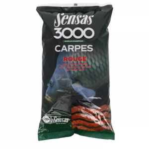 Krmivo Sensas 3000 Carpes Rouge - kapor/červené