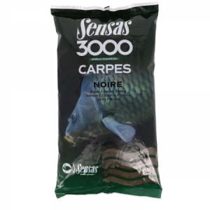 Krmivo Sensas 3000 Carpes Noire - kapor/čierne/zima