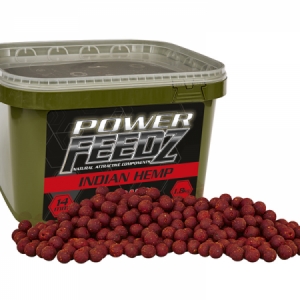 Boilies Starbaits Power Feedz Indian Hemp 1,8kg - korenie/konope