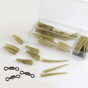 Set klipov na olovo Extra Carp Lead Clip Set Anti Tangle Sleeves