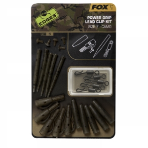 Set klipov na olovo Fox Edges Camo Power Grip Lead Clip Kit