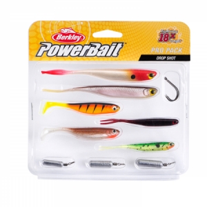 Set gumených nástrah Berkley Pro Pack Drop Shot