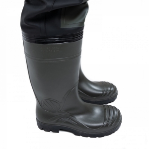 Prsačky Mikbaits Junior Slim Fit Black