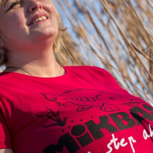 Dámske tričko Mikbaits Ladies Team - červené
