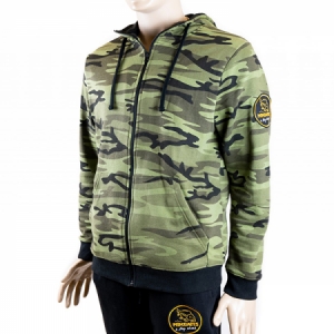 Mikina so zipsom Mikbaits Zip up Camou