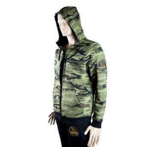 Mikina so zipsom Mikbaits Zip up Camou