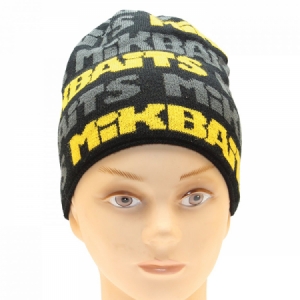 Čiapka Mikbaits - čierna/žltá/šedá