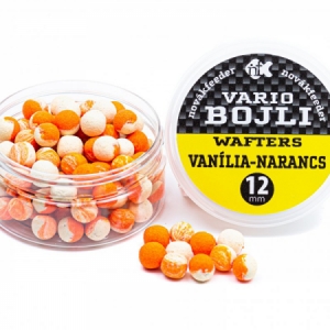 Neutrálne vyvážené boilies Novák Feeder Vario 12mm - vanilka/pomaranč