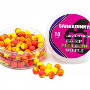 Boilies Novák Feeder Carp Method 10mm - žltý melón