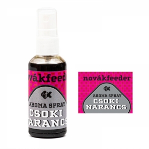 Posilovač Novák Feeder Aroma Spray - čokoláda / pomaranč