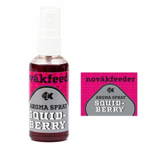 Posilovač Novák Feeder Aroma Spray - kalamár / lesné ovocie