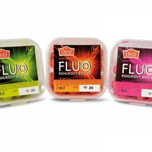 Rohlíkový boilies FLUO na niti 14mm 