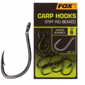 Háčik Fox Carp Hooks Stiff Rig Beaked