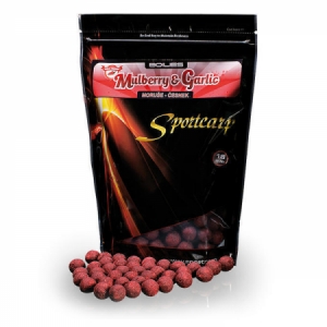 Boilies Sportcarp Mulberry Garlic - moruša cesnak