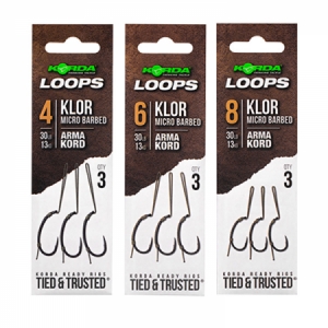 Náväzec Korda Loops Klor / Arma Kord 3ks